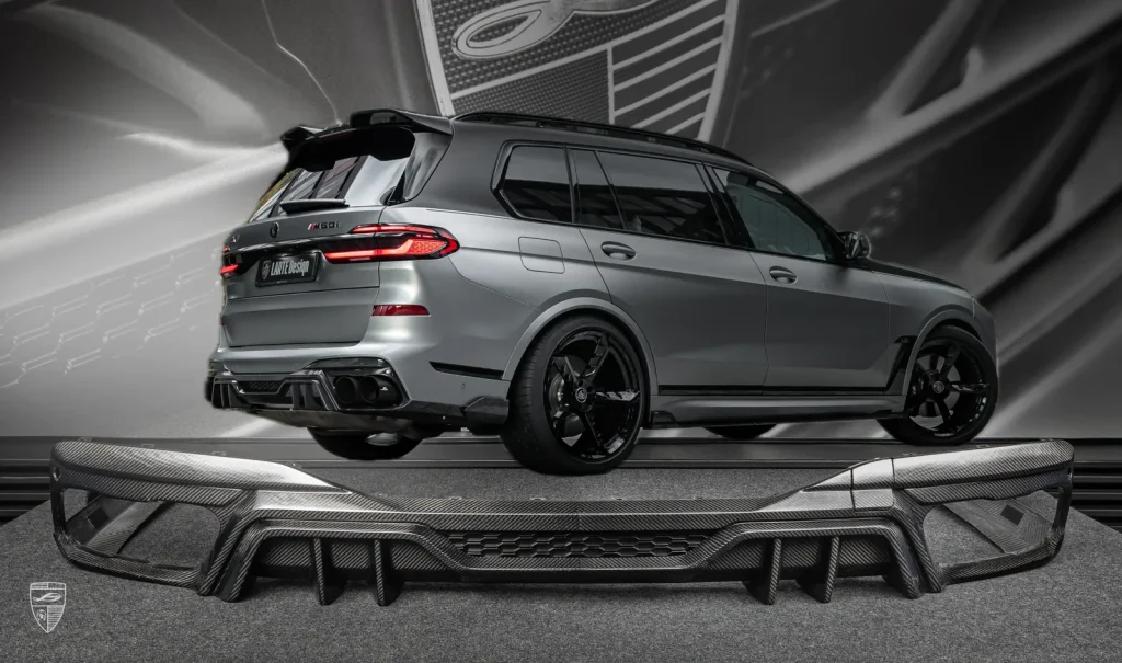 ดิฟฟิวเซอร์ท้าย คาร์บอน BMW X7 G07 LCI Larte Design แท้