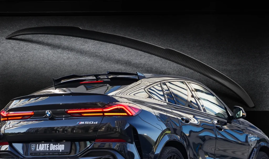 สปอยเลอร์ฝาท้าย คาร์บอน BMW X6 G06 ปี 2019-2023 Larte Design แท้