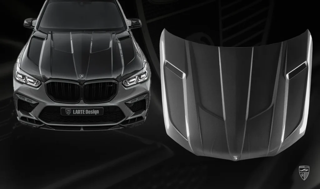 ฝากระโปรงหน้า คาร์บอน BMW X5M F95 ปี 2019-2023 Larte Design แท้