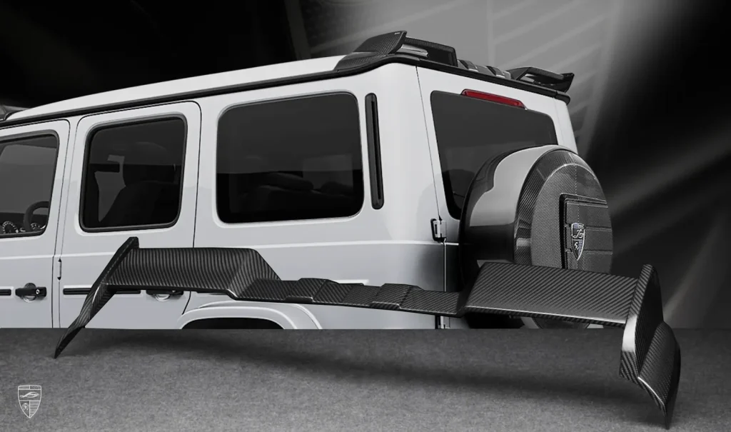 สปอยเลอร์หลังคา คาร์บอน Mercedes-Benz G63 AMG W463A G 350d/400d/500 Larte Design แท้
