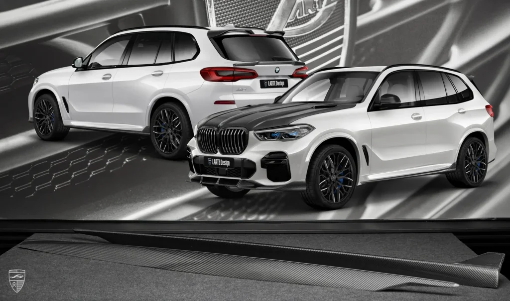 สเกิร์ตข้าง คาร์บอน BMW X5 G05 ปี 2019-2023 Larte Design แท้