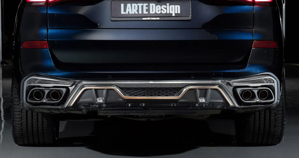 ดิฟฟิวเซอร์ท้าย คาร์บอน BMW X5 G05 ปี 2019-2023 Larte Design แท้