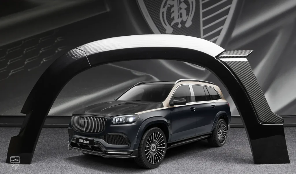 โป่งซุ้มล้อ คาร์บอน Maybach GLS 600 Larte Design แท้