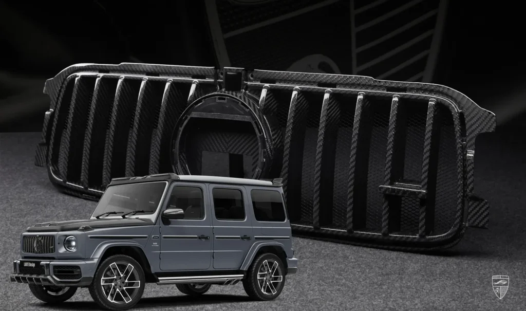 กระจังหน้า คาร์บอน Mercedes-Benz G63 AMG W463A G 350d/400d/500 Larte Design แท้