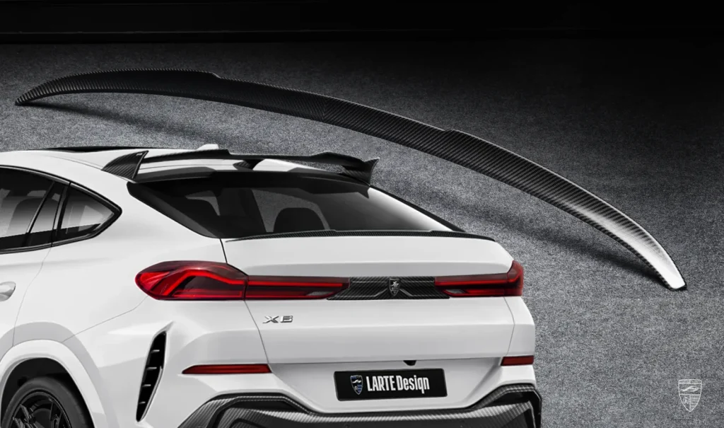 สปอยเลอร์ฝาท้าย คาร์บอน BMW X6 G06 LCI ปี 2023-2026 Larte Design แท้