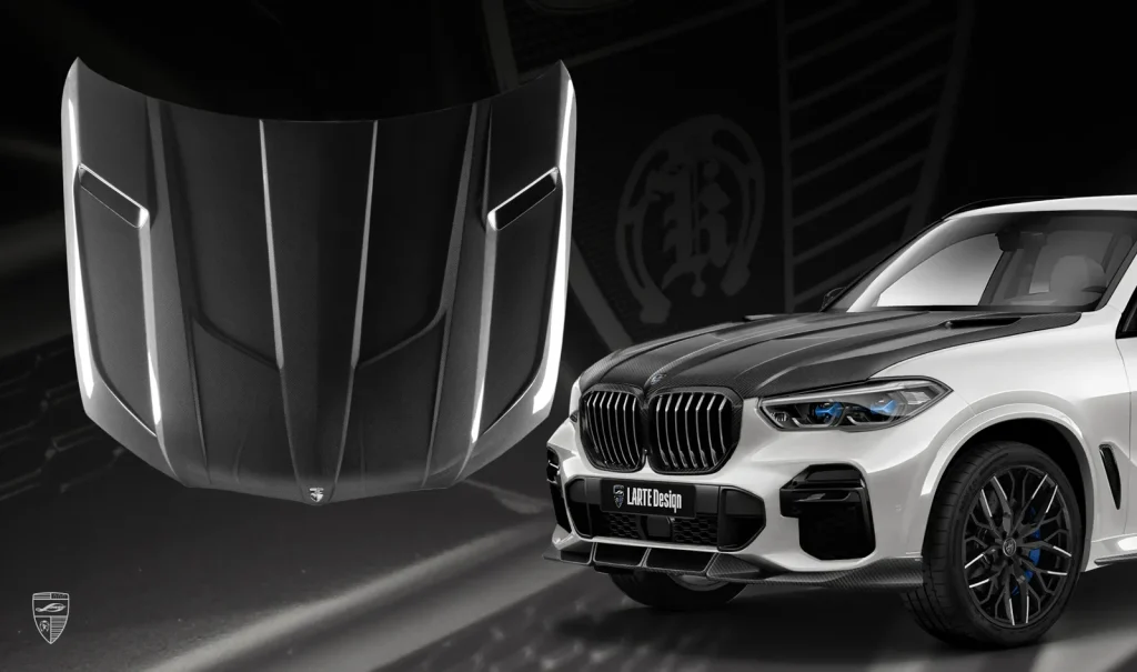 ฝากระโปรงหน้า คาร์บอน BMW X5 G05 ปี 2019-2023 Larte Design แท้