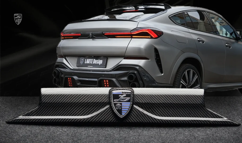 คิ้วฝาท้าย คาร์บอน BMW X6 G06 ปี 2019-2023 Larte Design แท้