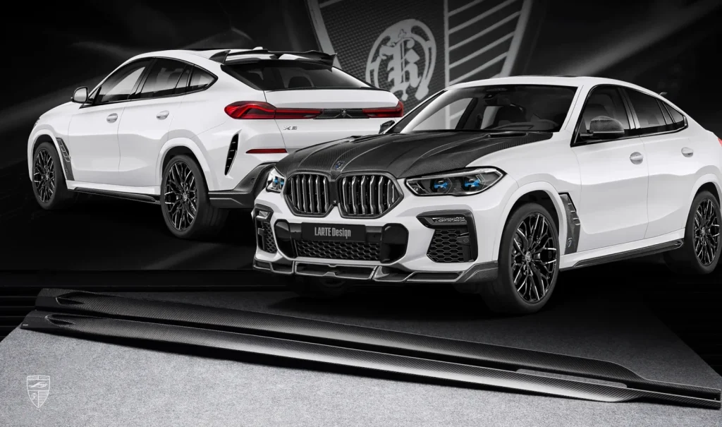 สเกิร์ตข้าง คาร์บอน BMW X6 G06 Larte Design แท้