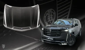Front Hood Carbon Cadillac Escalade ESV GMT 1XX year 2020-2023 Larte Design Genuine
