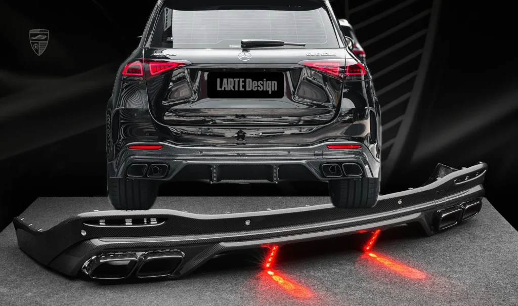 ดิฟฟิวเซอร์ท้าย คาร์บอน Mercedes-Benz GLE V167 AMG Larte Design แท้