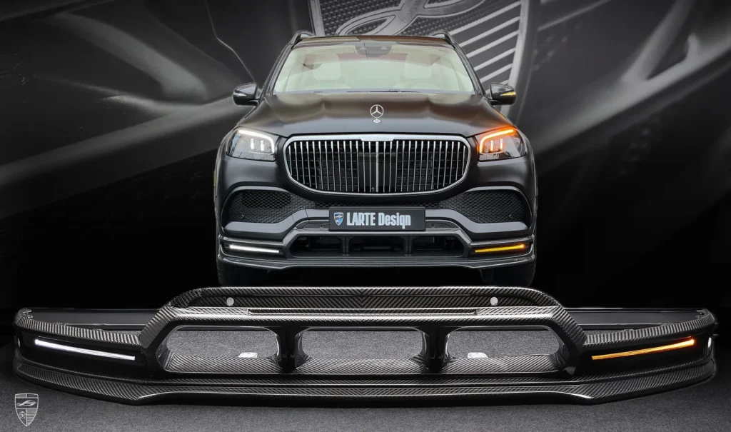 ครอบกันชนหน้า คาร์บอน Maybach GLS 600 Larte Design แท้