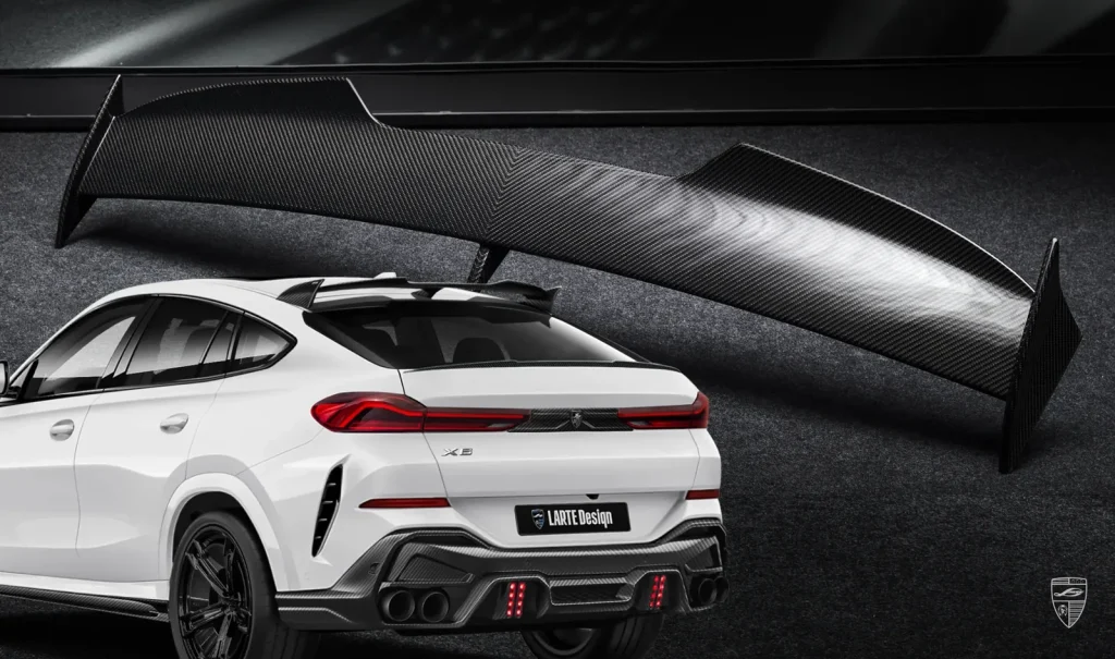 สปอยเลอร์หลังคา คาร์บอน BMW X6 G06 LCI ปี 2023-2026 Larte Design แท้