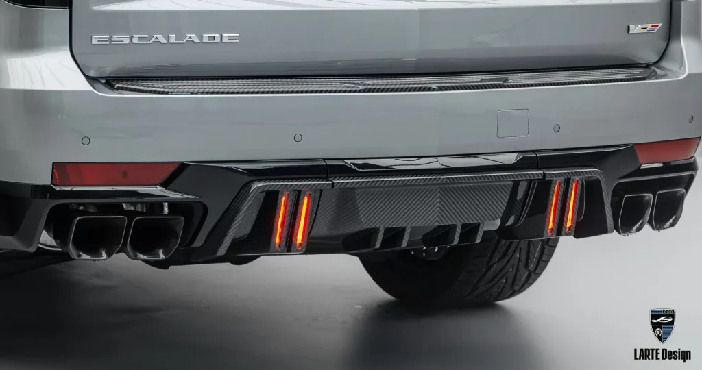 Rear Diffuser Carbon Cadillac Escalade-V/V-ESV Larte Design Genuine