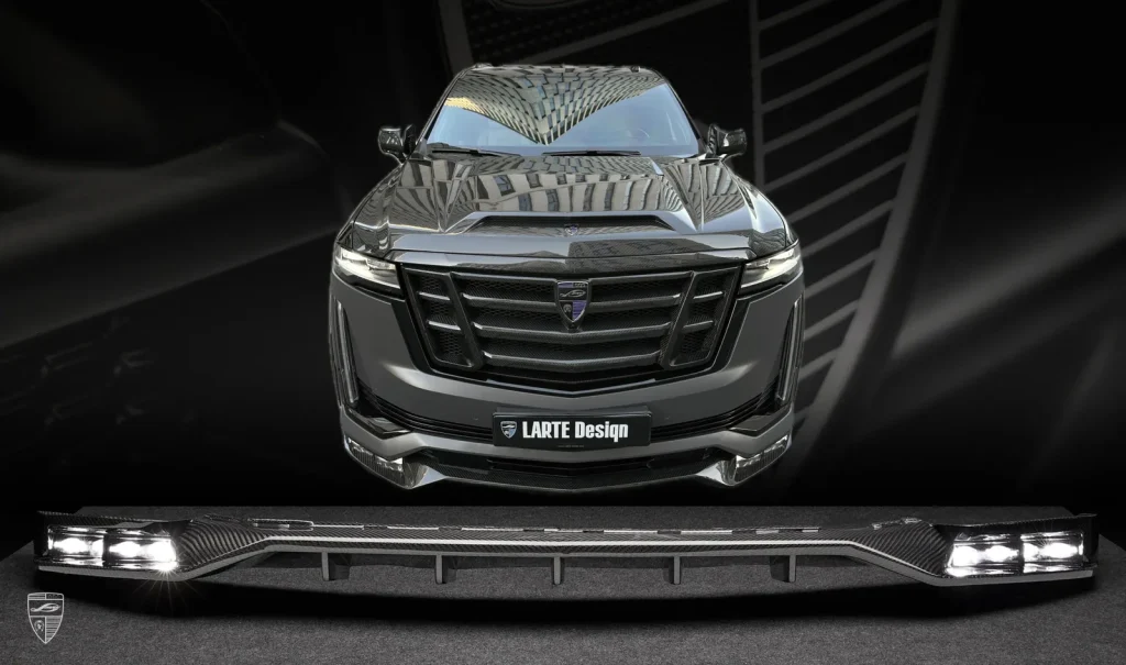 ครอบกันชนหน้า คาร์บอน Cadillac Escalade ESV GMT 1XX ปี 2020-2023 Larte Design แท้