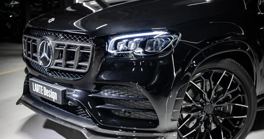 ลิ้นหน้า คาร์บอน Mercedes-Benz GLS X167 Larte Design แท้