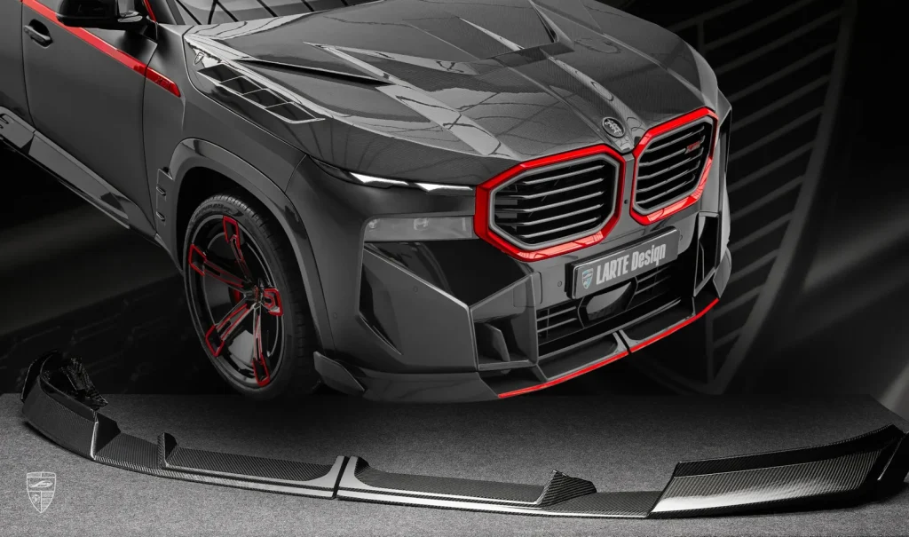 ครอบกันชนหน้า คาร์บอน BMW XM G09 ปี 2022-2026 Larte Design แท้