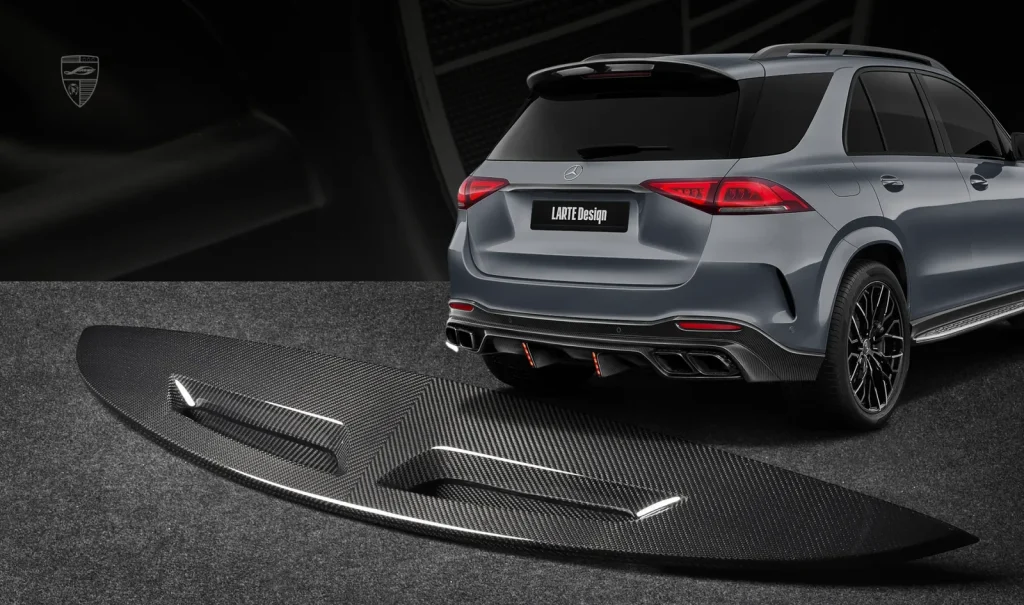 สปอยเลอร์หลังคา คาร์บอน Mercedes-Benz GLE V167 Larte Design แท้