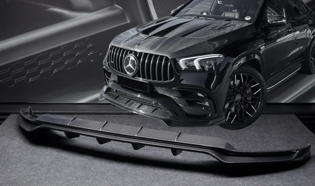 ครอบกันชนหน้า คาร์บอน Mercedes-Benz GLE 63 AMG Coupe C167 Larte Design แท้