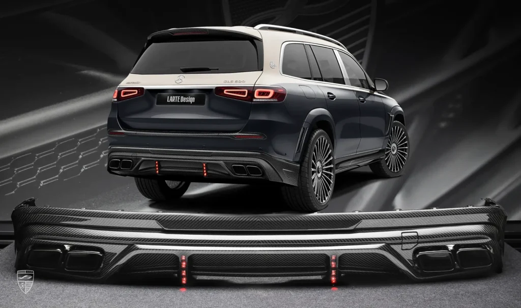 ดิฟฟิวเซอร์ท้าย คาร์บอน Maybach GLS 600 Larte Design แท้