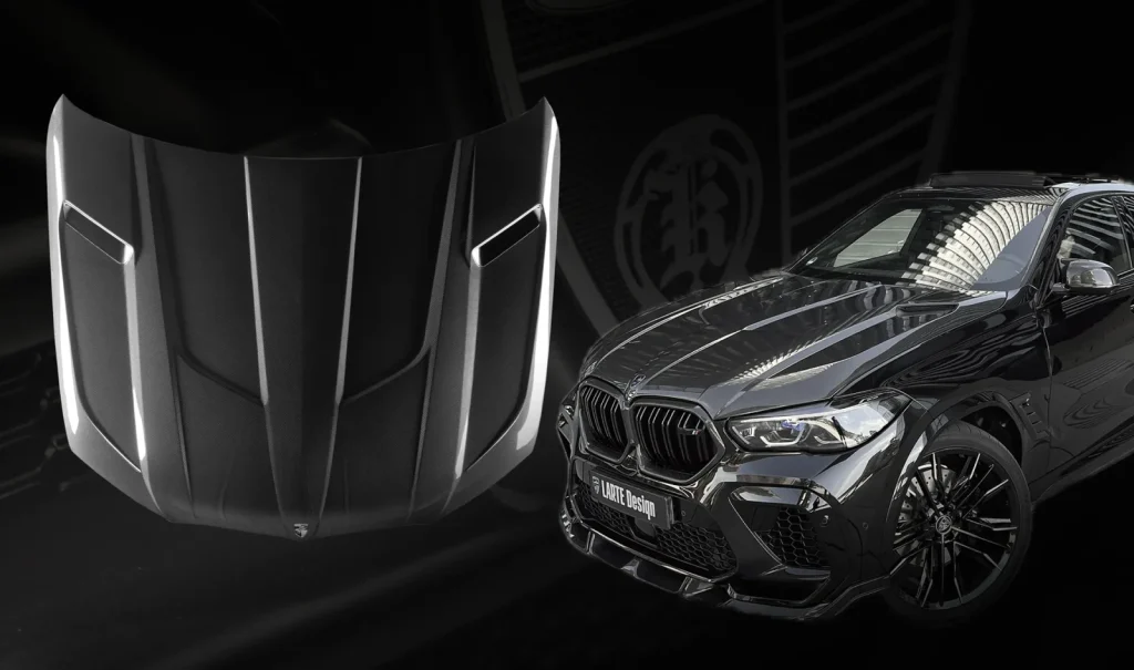 ฝากระโปรงหน้า คาร์บอน BMW X6M F96 ปี 2019-2023 Larte Design แท้
