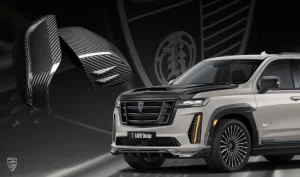 Mirror Caps carbon Cadillac Escalade-V / V-ESV Larte Design genuine