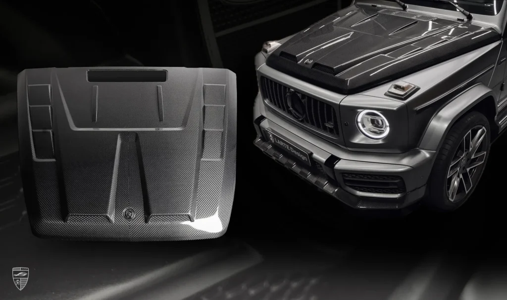 ฝากระโปรงหน้า คาร์บอน Mercedes-Benz G63 AMG W463A G 350d/400d/500 Larte Design แท้