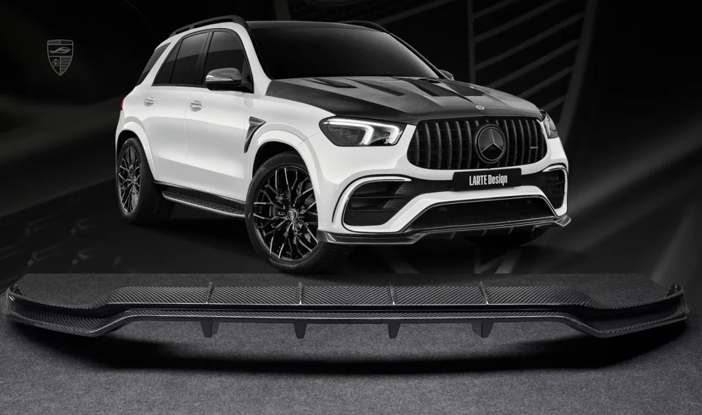 ลิ้นหน้า คาร์บอน Mercedes-Benz GLE V167 AMG Larte Design แท้
