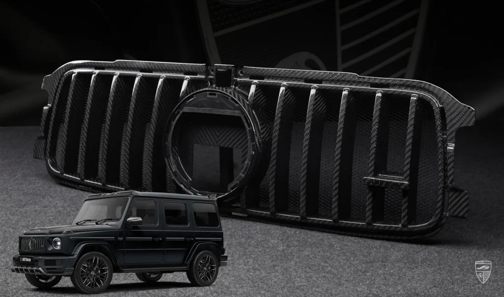 กระจังหน้า คาร์บอน Mercedes-Benz G-Class W463A G 350/G400/G500 Larte Design แท้