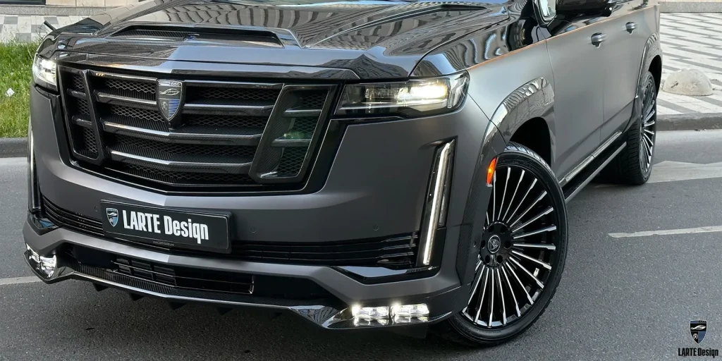 Full Body Kit Cadillac Escalade ESV GMT 1XX year 2020-2024 model Esthete Larte Design Genuine