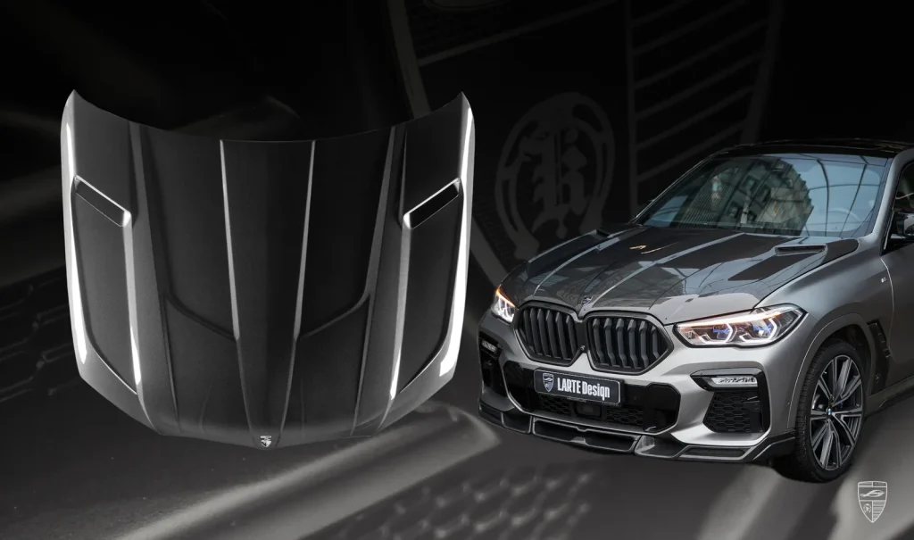 ฝากระโปรงหน้า คาร์บอน BMW X6 G06 ปี 2019-2023 Larte Design แท้