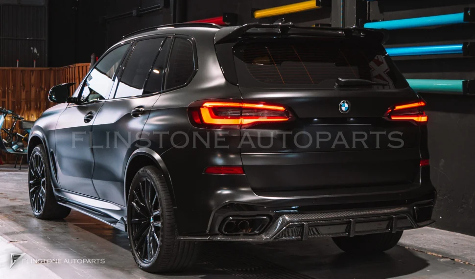 ดิฟฟิวเซอร์ท้าย คาร์บอน BMW X5 G05 ทรง Renegade Design