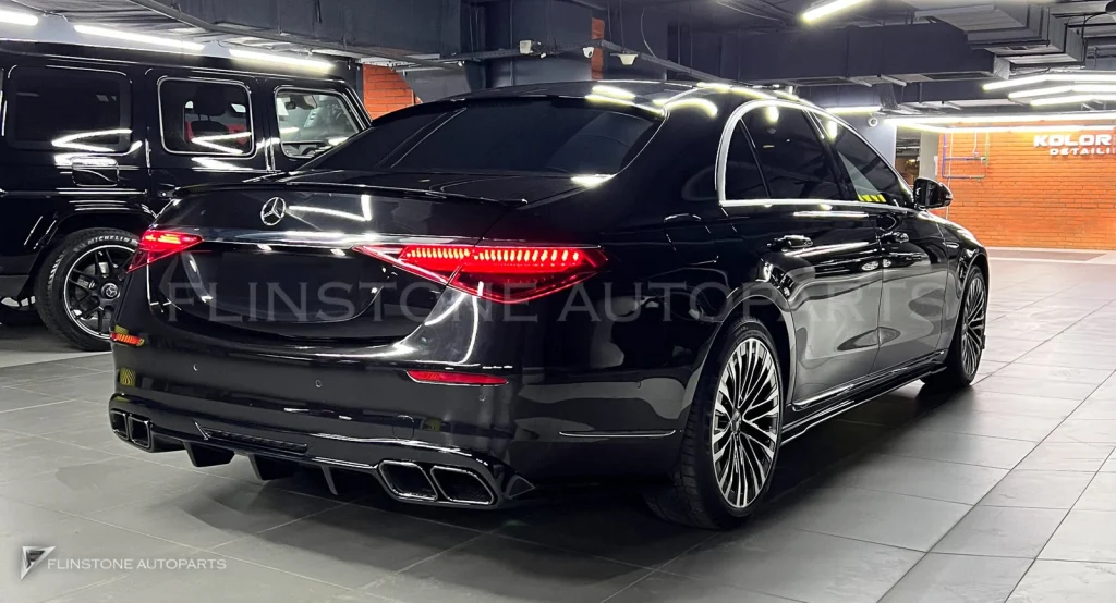 ดิฟฟิวเซอร์ท้าย คาร์บอน Mercedes-Benz S-Class W223 ทรง Renegade Design