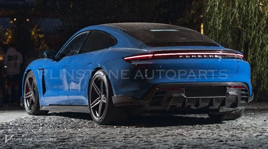 ดิฟฟิวเซอร์ท้าย คาร์บอน Porsche Taycan ทรง Renegade Design