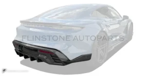 Rear Diffuser Carbon Porsche Taycan style Renegade Design
