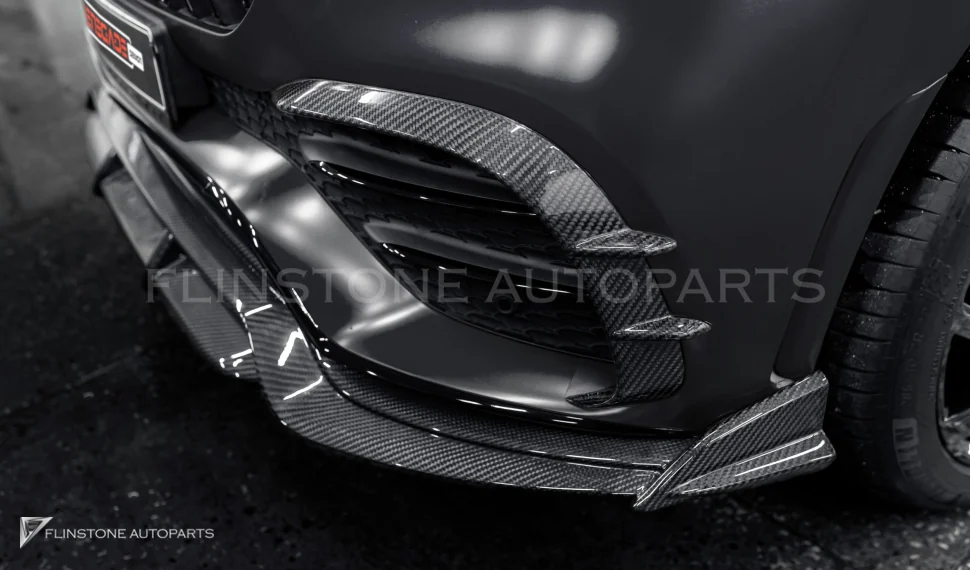 ลิ้นหน้า คาร์บอน Mercedes-Benz GLE Coupe C167 ทรง Renegade Design