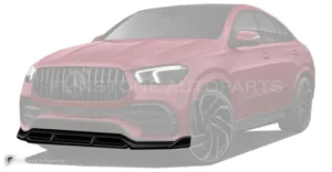 ลิ้นหน้า คาร์บอน Mercedes-Benz GLE Coupe C167 ทรง Renegade Design