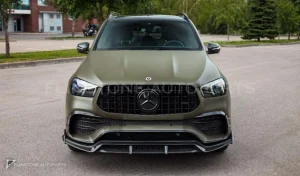 ลิ้นหน้า คาร์บอน Mercedes-Benz GLE W167 ทรง Renegade Design