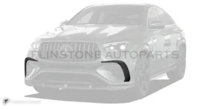 ครอบกันชนหน้า คาร์บอน Mercedes-Benz GLE Coupe 2024 ทรง Renegade Design