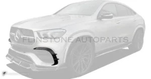 ครอบกันชนหน้า คาร์บอน Mercedes-Benz GLE Coupe C167 ทรง Renegade Design