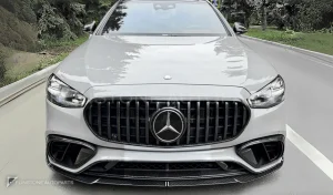 ครอบกันชนหน้า คาร์บอน Mercedes-Benz S63 W223 ทรง Renegade Design