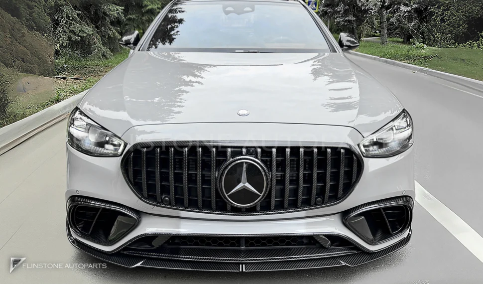 ครอบกันชนหน้า คาร์บอน Mercedes-Benz S63 W223 ทรง Renegade Design