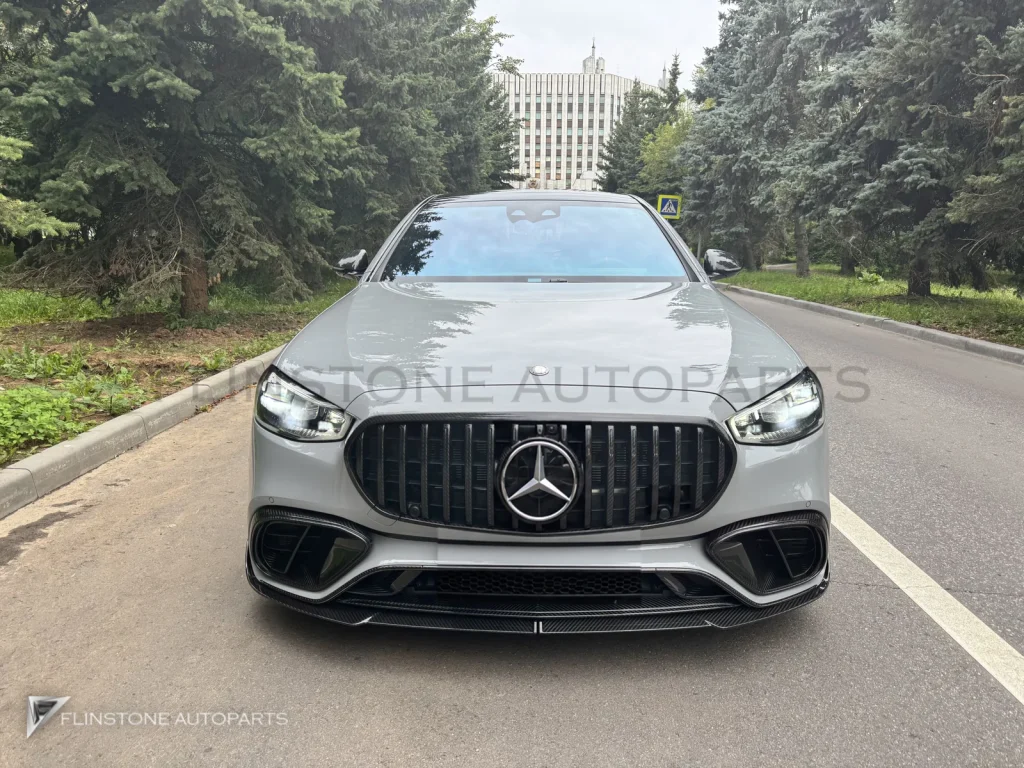 ลิ้นหน้า คาร์บอน Mercedes-Benz S63 W223 ทรง Renegade Design