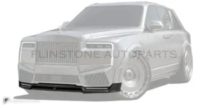 front lip with light DRL Carbon Rolls-Royce Cullinan Series II style Renegade Design