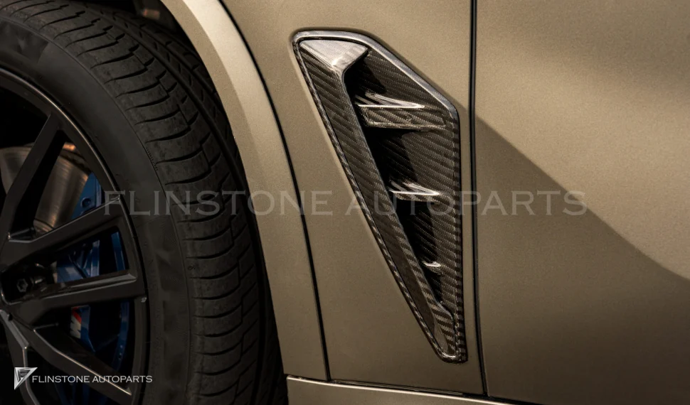 ครอบแก้มข้างหน้า คาร์บอน BMW X5 G05 LCI ทรง Renegade Design