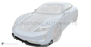 ลิ้นหน้า คาร์บอน Porsche Taycan ทรง Renegade Design