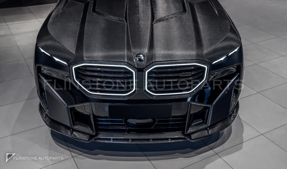 ลิ้นหน้า คาร์บอน BMW XM G09 ทรง Renegade Design