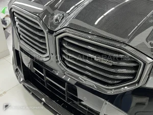 grille frame Carbon BMW XM G09 style Renegade Design