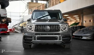 ครอบไฟหน้า คาร์บอน Mercedes-Benz G-Class W464 (W463A) ทรง Renegade Design