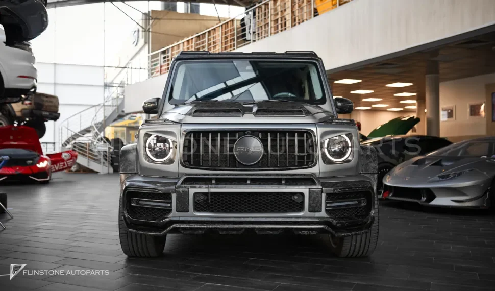 ครอบไฟหน้า คาร์บอน Mercedes-Benz G-Class W464 (W463A) ทรง Renegade Design