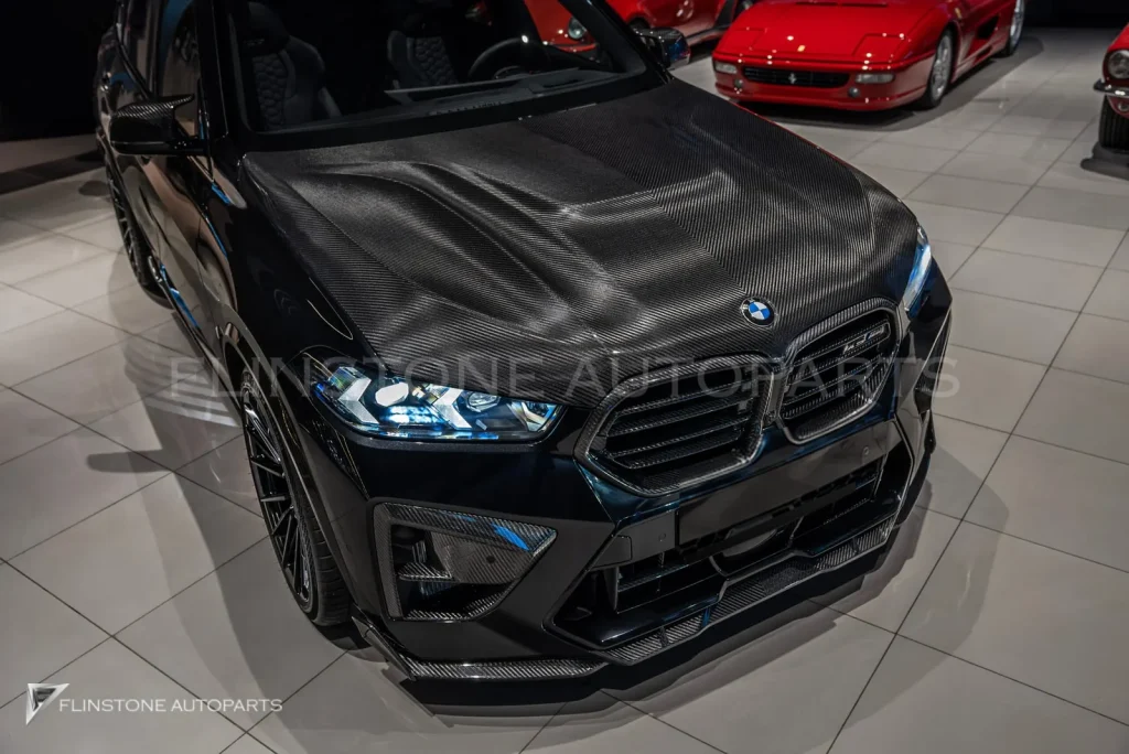 ฝากระโปรงหน้า คาร์บอน BMW X5M Competition F95 LCI ทรง Renegade Design